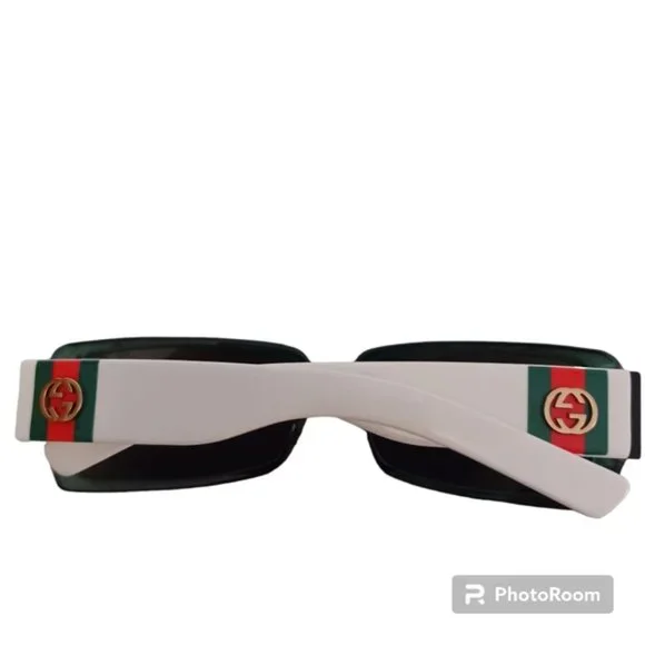 Gucci Vintage Retro Rectangular Square Unisex 90\'s Style Sunglasses GG2564 Gucci Vintage Retro Rectangular Square Unisex 90 main image 3